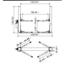 AGROTK 2 Post Auto Lift