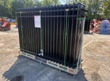 Wrought Iron site fence F10