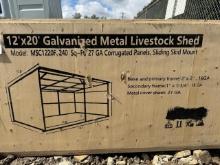 All-Steel MSC1220F Livestock Shed