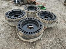 Solid Skid Steer Tires