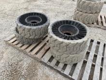 10-16.5 Solid Skid Steer Tires