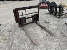 48" Skid Steer Pallet Forks