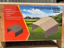 20' x 20' Steel Carport