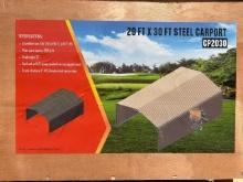 20' x 30' Steel Carport