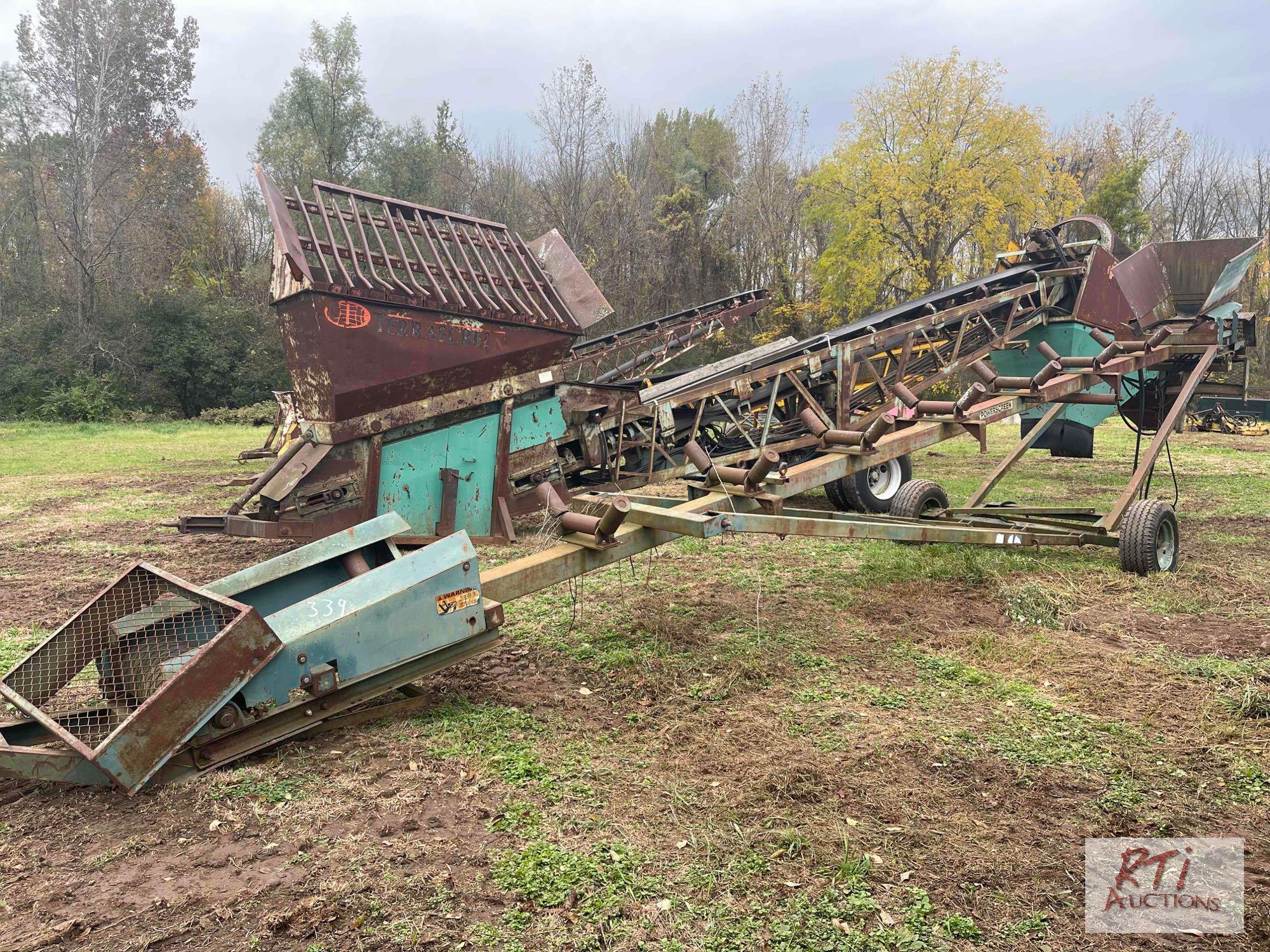 Powerscreen Conveyor, no belt, S/N:24-55-559