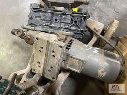 Core drill stand and drill with bits....