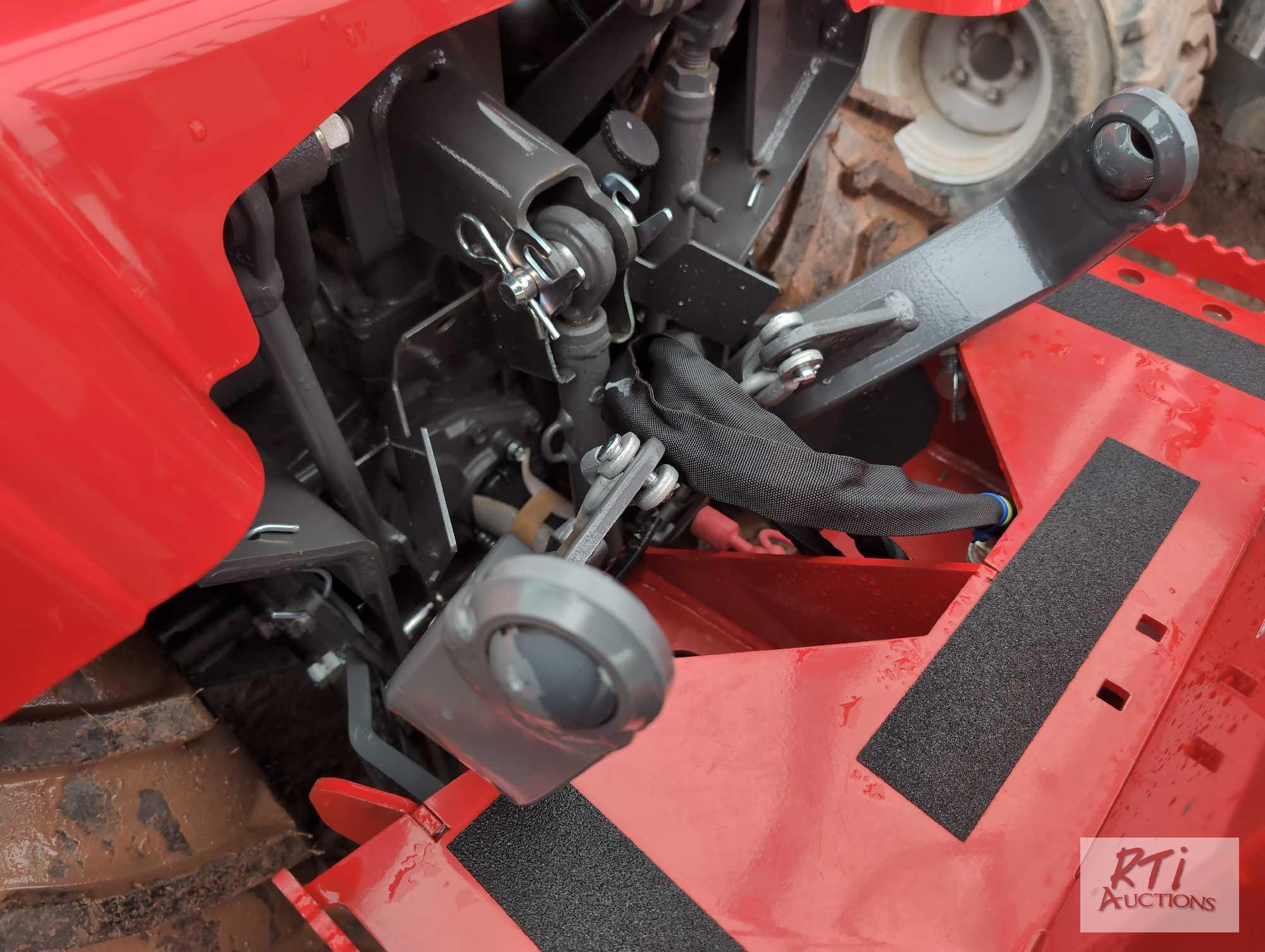 New Massey Ferguson GC1723 series E compact tractor, 4WD, loader, backhoe, 1 hour