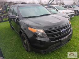 2014 Ford Explorer Interceptor, AWD, PW, PL, power mirrors, A/C, 182K, VIN:1FM5K8AR6EGC60554