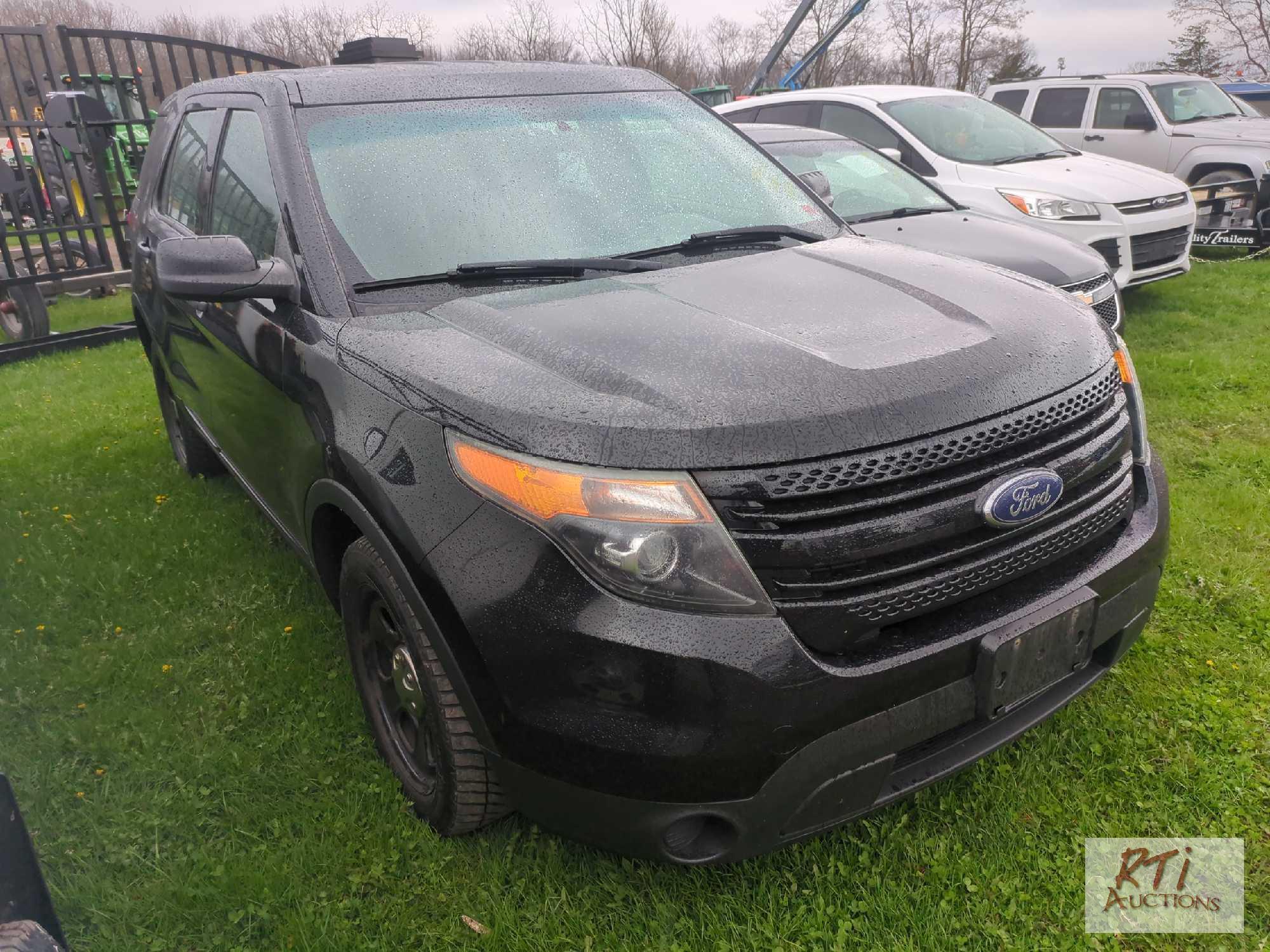 2014 Ford Explorer Interceptor, AWD, PW, PL, power mirrors, A/C, 182K, VIN:1FM5K8AR6EGC60554