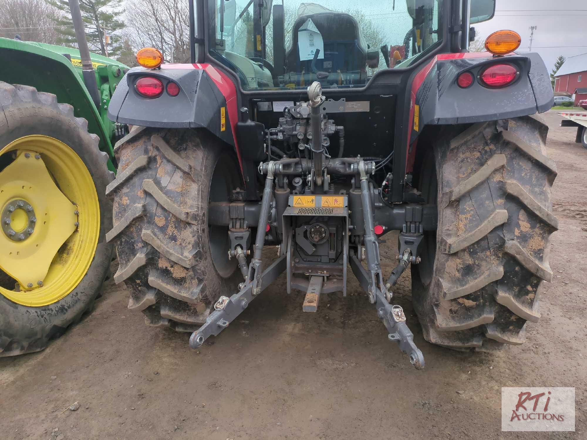 Massey Ferguson 4707 tractor, loader, bucket, cab, 3pt hitch, PTO, draw bar, 2 remotes, heat, A/C,