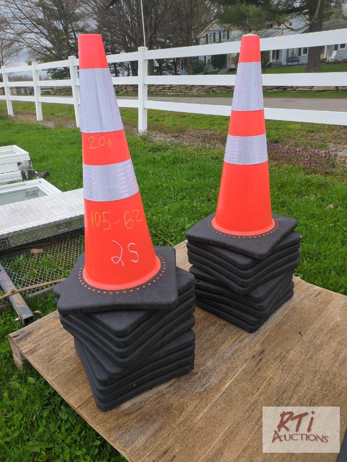 20X Traffic cones