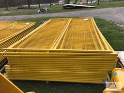 31X Temporary 6x9.5 construction fence