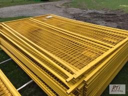 31X Temporary 6x9.5 construction fence