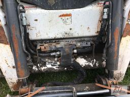 2019 Bobcat 770 skid steer with cab, heat, A/C, joystick controls, 2 speed, high flow, radio, power