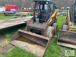 Cat 226 skid steer loader, GP bucket, manual wedges, 17904 hrs