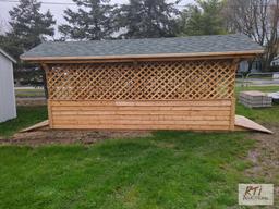 Amish built covered bridge