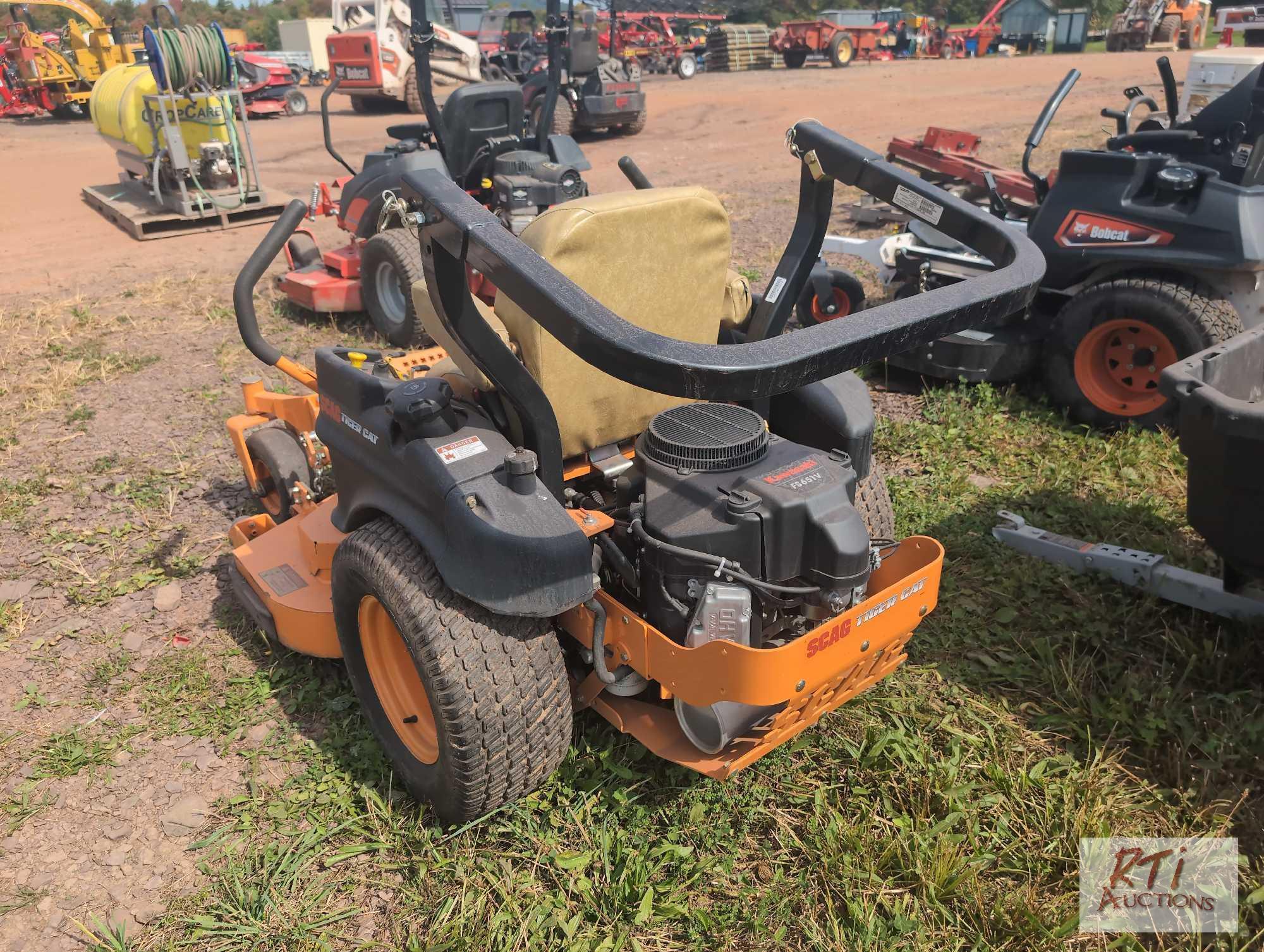 Scag Tiger Cat 48in zero turn mower, Kawasaki engine