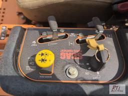Scag Tiger Cat 48in zero turn mower, Kawasaki engine