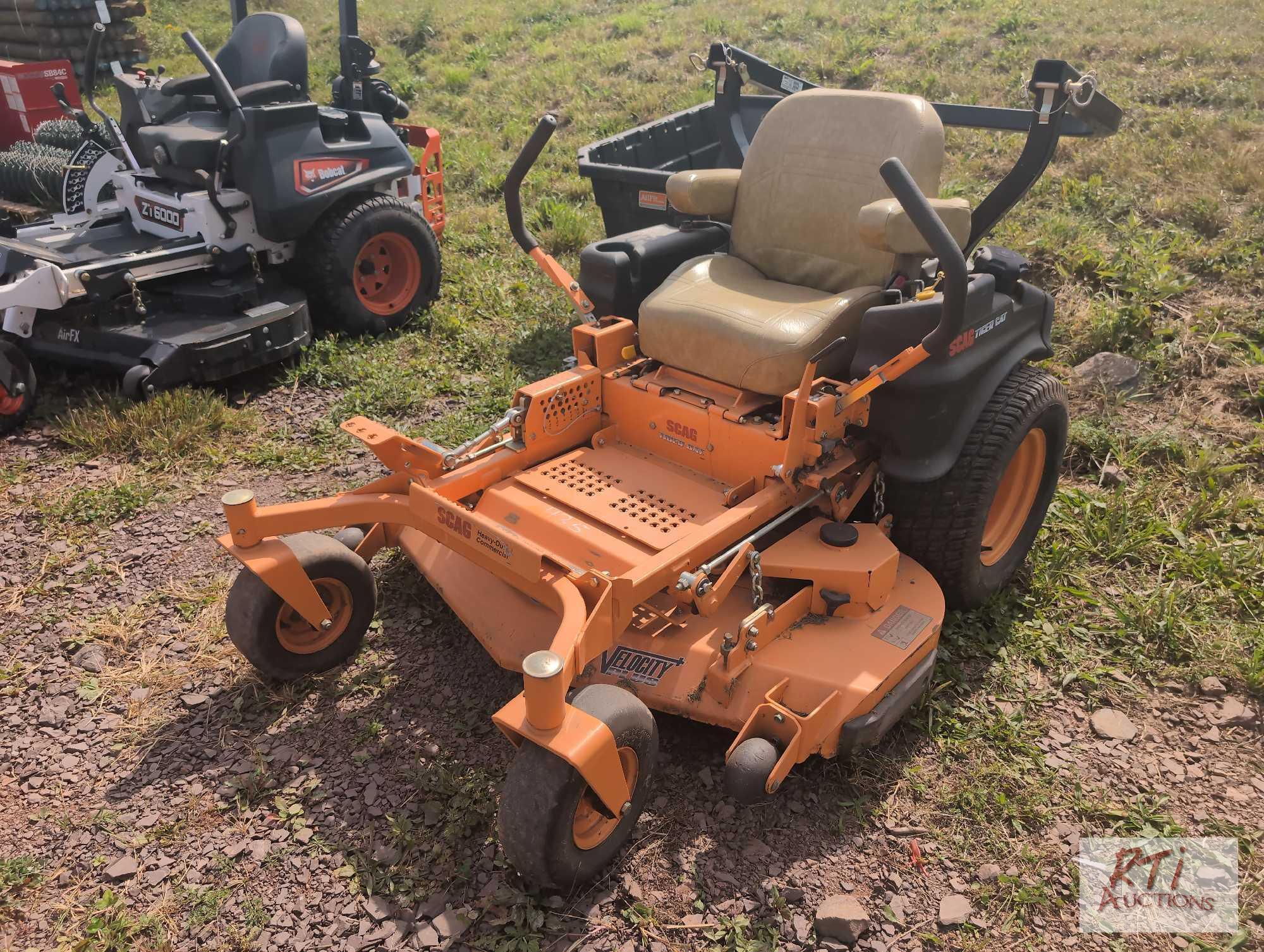 Scag Tiger Cat 48in zero turn mower, Kawasaki engine