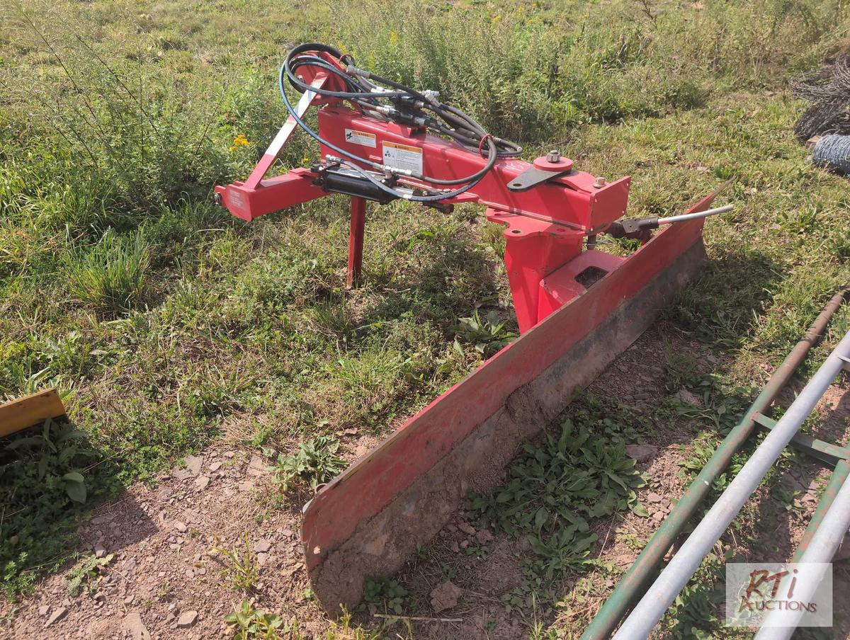 Woods heavy duty back blade with hydraulic angle and tilt, 8ft wide