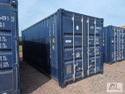 8x20 Steel container with double end doors, JZPU2041060