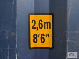 8x20 Steel container with double end doors, JZPU2041060