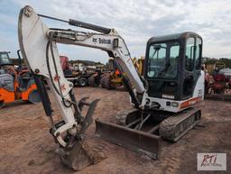 2005 Bobcat 334 excavator, cab, coupler, hydraulic thumb, 2287 hrs