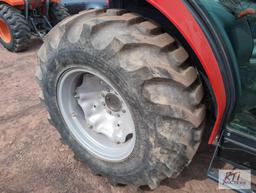 2021 Massey Ferguson 1840M tractor, 4WD, quick attach loader, 1 remote, external PTO controls, cab,