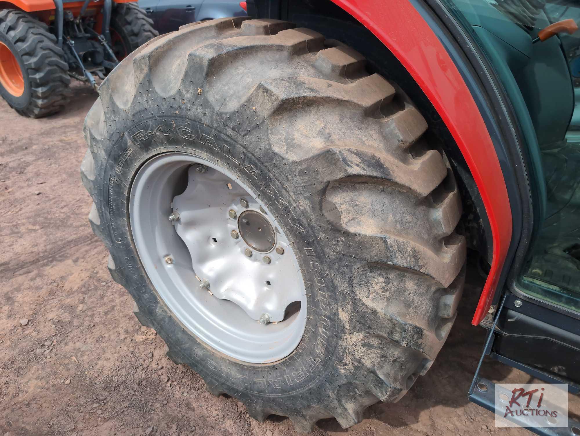 2021 Massey Ferguson 1840M tractor, 4WD, quick attach loader, 1 remote, external PTO controls, cab,