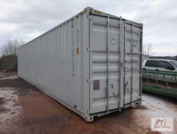 New 1 trip 8x40ft steel container with 4 double side doors and end door, CFGU4023479