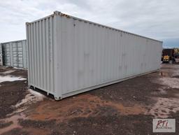 New 1 trip 8x40ft steel container with 4 double side doors and end door, CFGU4023479
