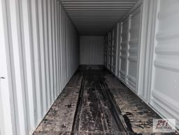 New 1 trip 8x40ft steel container with 4 double side doors and end door, CFGU4023479