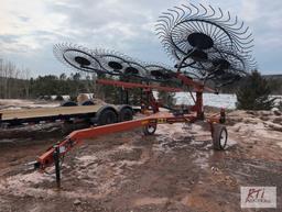 H&S 2112 V wheel rake