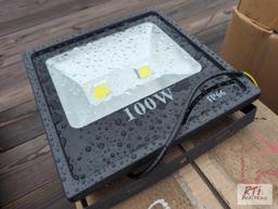 5X 100 watt LED spot lights