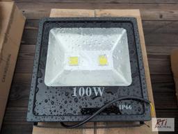 5X 100 watt LED spot lights