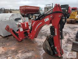 Woods BH85 Ground Breaker backhoe attachment with bucket and thumb