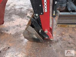 Woods BH85 Ground Breaker backhoe attachment with bucket and thumb