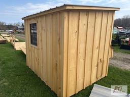 6x8 Chicken coop with man door