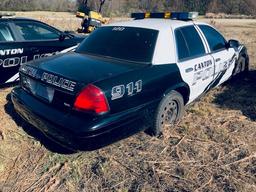 (INOP) (T) 1999 FORD CROWN VICTORIA POLICE CRUISER