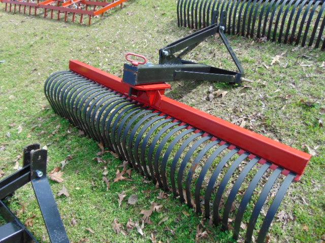 RED 6' LANDSCAPE RAKE