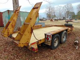 (NT) BELSHE 16' X 6'8" YELLOW TRAILER