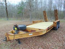 (NT) BELSHE 16' X 6'8" YELLOW TRAILER