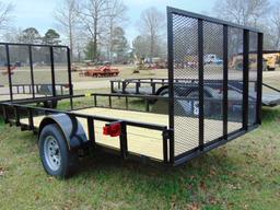 (T) 2020 6 1/2 X 12 BLACK LONGRUN TRAILER