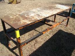 METAL SHOP TABLE