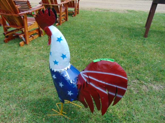 RED, WHITE, AND BLUE CHICKEN