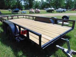 (CO) 2024 LONGRUN 16' BUMPER PULL TRAILER