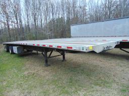 (T) 2016 TRANSCRAFT 53" X 102" FLATDECK TRAILER