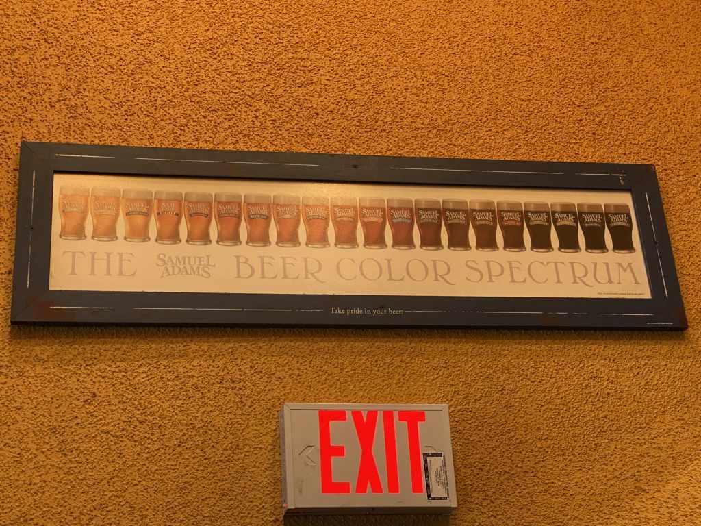 Long Sam Adams Beer Sign 51" x 15" approx