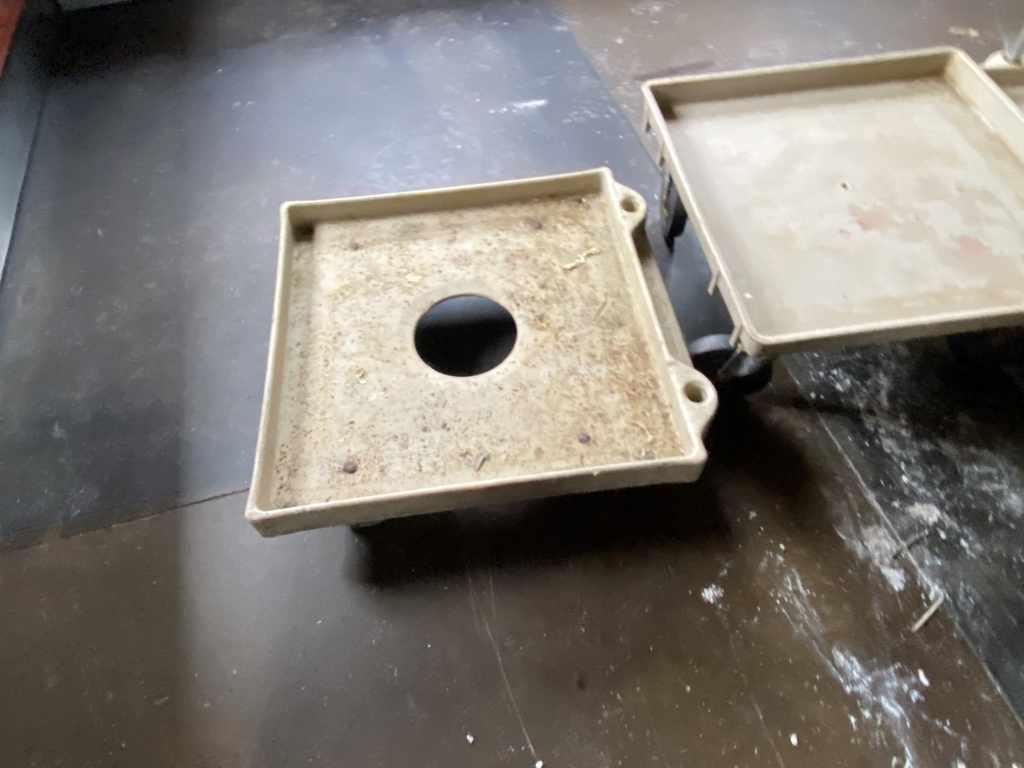 Three 4 Wheel Carts