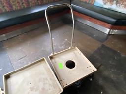 Three 4 Wheel Carts